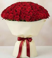 Букет 101 Красная роза Милано в Тымовское