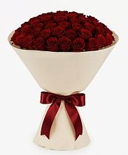 Букет 101 Бордовая роза Блэк Бакарра в Тымовское