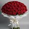 Букет 101 Красная роза Блэк Мэджик в Тымовское