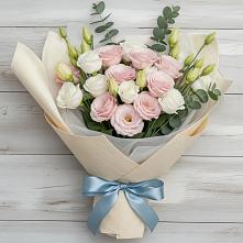 Букет цветов из:  Лизиантусы в Тымовское