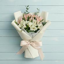 Букет цветов из:  Альстромерии в Тымовское