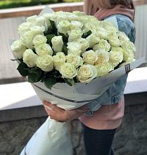 Букет 35 Белых роз #REPLACE_PRED# Тымовское