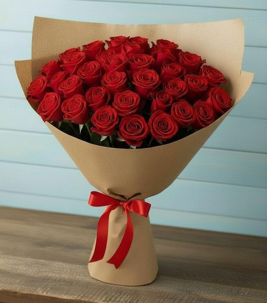 Букет Красные розы Милано в Тымовское