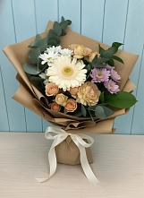 Букет цветов из:  Герберы и Хризантемы в Тымовское