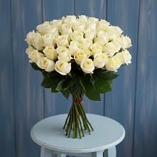 Букет 51 Белая роза Эдлесс Лав #REPLACE_PRED# Тымовское
