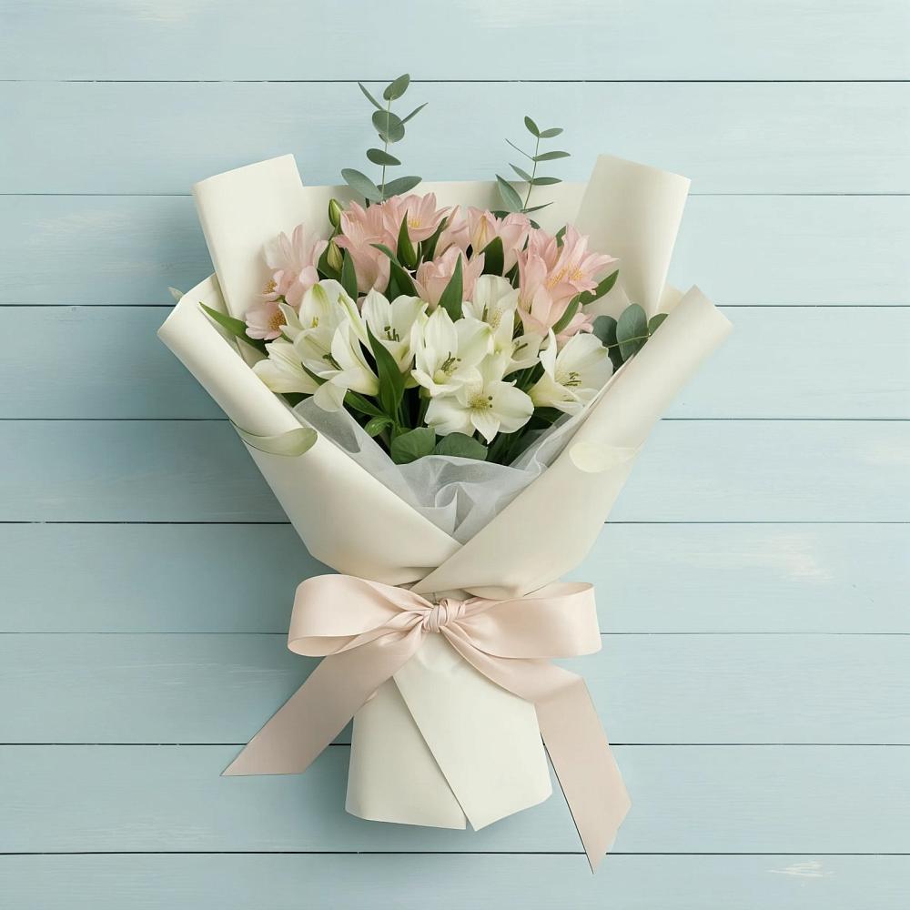 Букет цветов из: Альстромерии в Тымовское